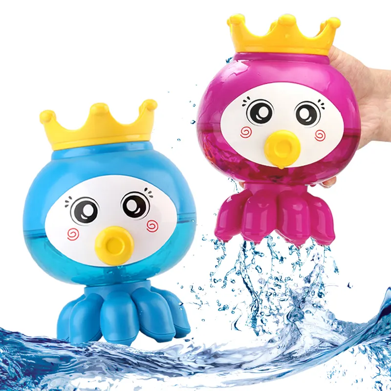 Child Bath Toys Boutique Baby Funny Octopus Fountain Sprinkler Tiktok Bathing Children Play Water Toddla Bathtub Toy