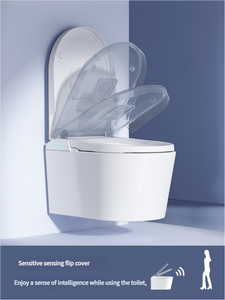 Inodoro Inteligente de Pared con Control por Aplicación, Descarga Automática, Asiento con Calefacción, Secador de Aire Caliente, Boquilla Autolimpiante, Filtro de Agua y Respaldo de Energía - Product Image 4