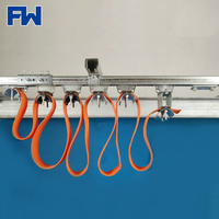 Alimentation mobile pour pont roulant, pièces de pont roulant, rail en C, câble plat, chariot pour pont roulant