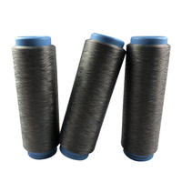 Hot Sale 100D/192F 100% Recycled Polyester Spun Yarn Heather Grey Melange Yarn for Circular Knitting Weaving Sewing & Embroidery