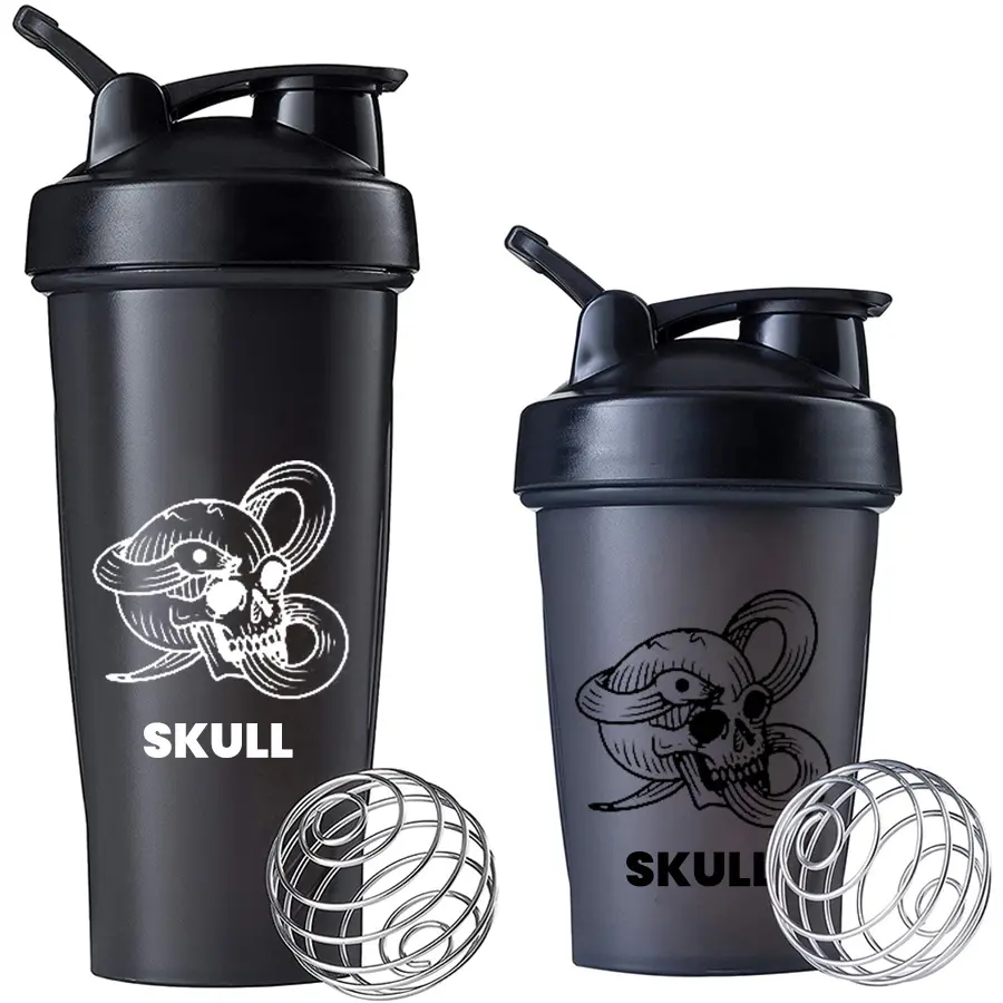 SCHLUSSVERKAUF individuelles Logo 400 ml 500 ml 600 ml 1000 ml Molkerei-Workout-Shaker-Flasche Fitness-Blender Eiweißshaker-Flaschen