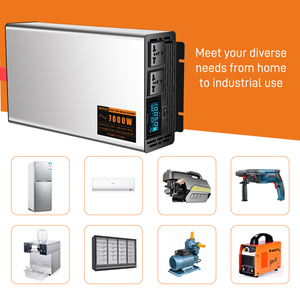 Inversor de Alta Eficiencia HorGei de 7000W - Portátil y Conveniente para Uso Doméstico, Motor con Control Remoto, Doble 1A, LCD, OEM, 7000W, 60Hz - Product Image 3