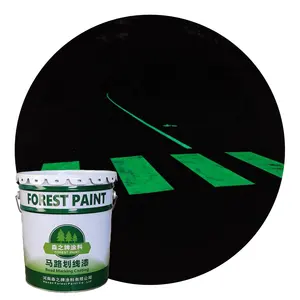 2024 nuevo listado pintura fluorescente resistente al ácido que brilla en la pintura en aerosol oscura pintura para señalización vial