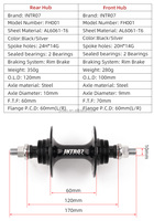 Hub Sepeda Fixed Gear FH001 Alloy CNC Wheelset 20h 24h 28h 32h 36H Aksesoris Sepeda Hub Sepeda Track