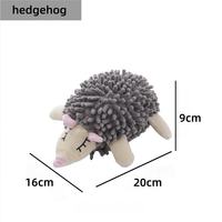 Jouets pour chiens en peluche douce et froissée qui couinent pour les chiens qui mâchent agressivement, jouet en peluche durable pour chiots, jouet à tirer pour chiens de petite, moyenne et grande taille