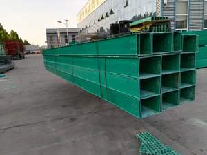 Baki Kabel Serat Kaca <span class=keywords><strong>FRP</strong></span> GRP Berkualitas Tinggi Tipe Tangga untuk Industri & Konstruksi Bahan Baja Tahan Karat - Product Image 6