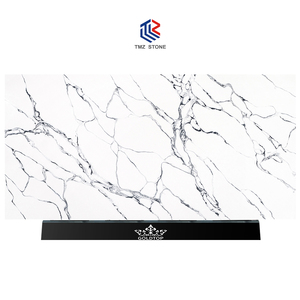 TMZ Stone ODM/OEM 5089 canales de alto nivel losa de cuarzo Artificial estilo moderno personalizado para encimera e Isla superior - Product Image 3