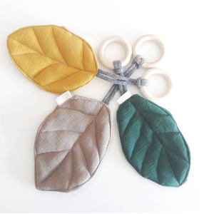 Nursery Garland giocattolo sensoriale decorazione della stanza del bambino decorazione della stanza delle ragazze foglie decorazione della parete - Product Image 6