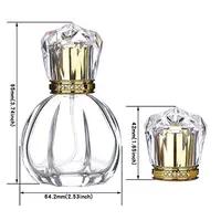 Crystal Perfume Bottles Clear Art Carved Decor Vintage Style Empty Glass  Bottles Refillable 4ml - China Glass Perfume Bottles and Empty Perfume  Bottles price