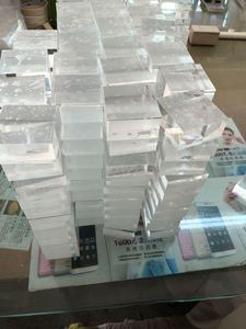 Upscale Polished Edges Clear Solid <strong>Acrylic</strong> <strong>Block</strong> - Product Image 4