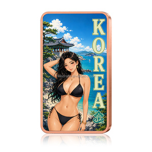 Lingote <span class=keywords><strong>de</strong></span> Cobre Puro 999 <span class=keywords><strong>de</strong></span> 1oz al por Mayor, Waifu Bikini Goddess USA Japan France Brazil World Beauty, Barra <span class=keywords><strong>de</strong></span> Recuerdo - Product Image 3