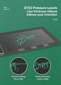 Tablette de signature électronique en stock avec verrouillage du contenu et écran LCD de protection des yeux pour la signature de prêts bancaires - Product Image 3