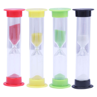 Jam Pasir Modern Grosir 30 Detik /1/2/3/5/10 Menit Jam Pasir Plastik Berwarna Mainan Anak Timer Permainan Papan