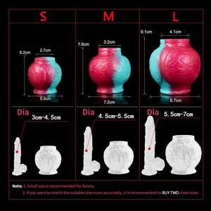 Großhandel Günstige Mann Weiche Silikon Penis Abdeckung Dildo Ärmel Hunde knoten Tier Penis Dildo Vergrößerung Sexspielzeug Dildo Ärmel - Product Image 4