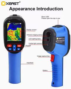 XEAST XE-30 Thermal Imager Scanner 2.8 \ "Color TFT Display 160*120 Resolução Controlador de Temperatura para Teste De Vazamento De Água OEM - Product Image 2