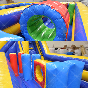 Brincolín Inflable 2 en 1 con Pista de Obstáculos, Juegos de Carreras de Obstáculos Comerciales para Parques de Obstáculos - Product Image 6