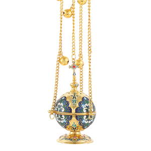 Brûle-encens en or, crucifix de Jésus, croix murale, croix orthodoxes, décoration d'église, église <span class=keywords><strong>orthodoxe</strong></span> <span class=keywords><strong>russe</strong></span> - Product Image 2