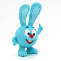 OEM/ODM alta calidad logotipo personalizado goma PVC Anime figuras de acción lindas figuritas de animales pequeños buena caja de regalo juguetes directo de fábrica