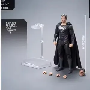 Figurines d'action Fanle DC Hero - Sous licence officielle, matériau ABS, <span class=keywords><strong>Wonder</strong></span> <span class=keywords><strong>Woman</strong></span>, Harley Quinn, Cyborg, pour les 14 ans et plus - Product Image 2