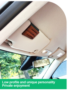 Nuevo Difusor de Aroma para Auto de Madera Maciza de Lujo, Clip para Visera, Aromatizante para Vehículo, Aroma Duradero, Eliminador de Olores, Regalo - Product Image 2