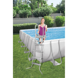 <span class=keywords><strong>Piscina</strong></span> Familiar Rectangular Elevada de PVC <span class=keywords><strong>para</strong></span> Exteriores <span class=keywords><strong>Bestway</strong></span> 56623, Ultra Grande, con Marco de Acero y Bomba de <span class=keywords><strong>Filtro</strong></span> - Product Image 4