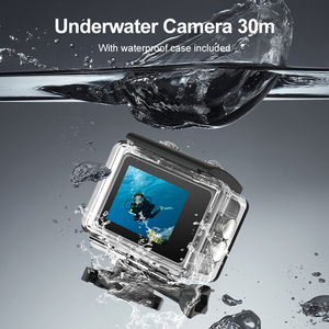 Ausek Camera hành động thể thao 8K Camera Xe Đạp Độ nét cao EIS chống rung màn hình kép điều khiển từ xa độ phân giải video - Product Image 6
