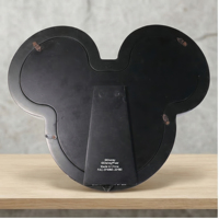 Boîte à ombre personnalisée en bois noir en forme de souris de dessin animé, cadre pour épingles en émail, présentoir, cadeau souvenir, décoration de bureau