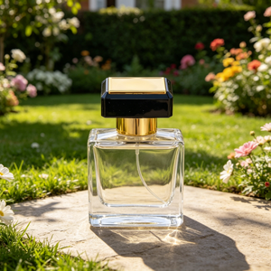 Flacons de <span class=keywords><strong>parfum</strong></span> carrés fantaisie les plus vendus, col serti, 50 ml, flacons de <span class=keywords><strong>parfum</strong></span> de luxe, flacon de <span class=keywords><strong>parfum</strong></span> en verre transparent 50 ml - Product Image 6