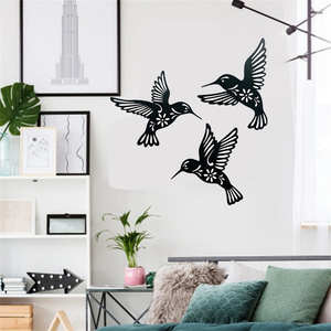 Nuovo colibrì scavato in metallo artigianato creativo per la casa decorazione <span class=keywords><strong>a</strong></span> forma di colibrì scolpita decorazione da parete in ferro - Product Image 5