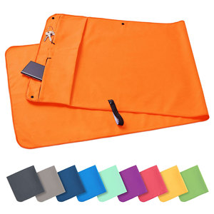 Custom Label Microfiber Gym Anti-Slip Embroidered Sports Towel for Adults Woven Technics - Product Image 2