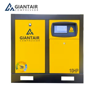 GiantAir stationärer Luftkompressor Industrie kleine elektrische Rotationsschraube industrieller Luftkompressor Maschine Preis 10 PS