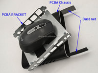 Châssis industriel en stock usine, mini PCBA en alliage d'aluminium 6063 anodisé 138x30mm pour décodeur TV, couleur personnalisée OEM/ODM SBC11