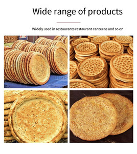 เครื่องกดแป้งพิซซ่ารูปร่างต่างๆเครื่องทำขนมปัง Naan มีประสิทธิภาพและประหยัดแรงงาน - Product Image 5