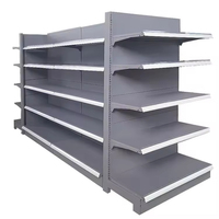 Étagère de supermarché simple/double face personnalisée en usine étagère de supermarché étagère de présentoir d'épicerie de proximité étagère de gondole