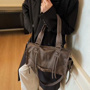 Large-Capacity <b>Tote</b> <b>Bag</b> 2026 Spring New Fashion All-Match Handbag Simple Shoulder Messenger <b>Bag</b> - Product Image 2
