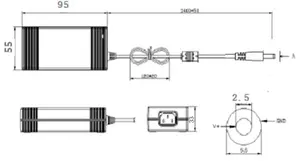 Power Adapter sạc 9V 3A Máy tính để bàn phổ AC đầu vào đầy đủ phạm vi thiết bị Power Adapter