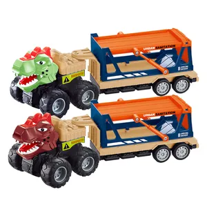 輸送カスタム動物のおもちゃダイキャスト摩擦車トラック超小型子供