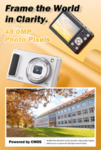 48 Mini <b>Card</b> up to 256GB Vlog 2.8-inch Dual-Screen 4K Children's Digital Camera - Product Image 4