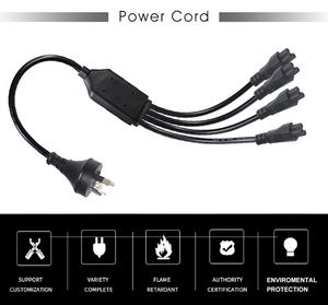 Adaptateur de prise SAA à connexion sécurisée AS/IEC IP11, multiprise personnalisée à 4 voies, rallonges électriques pour ordinateur - Product Image 2