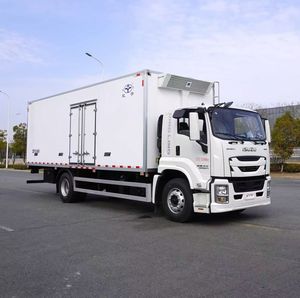 Camion <span class=keywords><strong>frigorifique</strong></span> Isuzu 4X2, capacité de charge 11-20T, 7,6 mètres, diesel, transmission manuelle, neuf, <span class=keywords><strong>transport</strong></span> d'aliments surgelés - Product Image 4