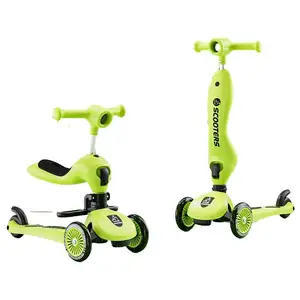 Multifunctionele Kick 3-wiel Kids Scooter Te Koop Voetpedalen Opvouwbare Kinderen Rijden Op Scooters Baby Scooters