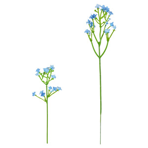 Fleurs artificielles Laixing Baby's Breath en caoutchouc souple, branche unique réaliste, pour décoration de mariage - Product Image 5