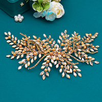 Nouvelles Appliques 3D Élégantes Faits Main en Forme d'Arbres à Coudre avec Strass, Perles et Cristaux pour Vêtements Féminins