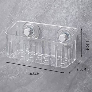 Support d'évier à ventouse avec drainage pour le rangement de cuisine et les accessoires de vaisselle - Product Image 3