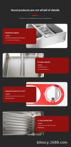 Friteuse industrielle multifonction pour restaurant, équipement de restauration, cuisson de légumes, nouilles, ramen, pâtes, cuisinière à induction - Product Image 5