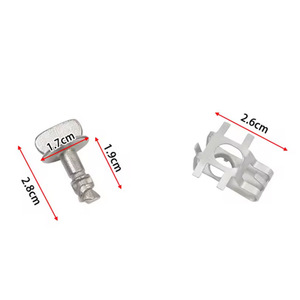 Goupille de fixation pour capot de voiture Winning Path Point W716006 S439 en fer zingué pour Ford Lincoln Edge Explorer, pièce de rechange - Product Image 1