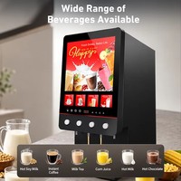 Machine à café instantanée commerciale entièrement automatique, distributeur de boissons, petit appareil à boissons chaudes de bureau pour le bureau et le restaurant