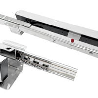Glissière à roulement à billes E-SHINING 48 mm, robuste, à extension complète, mécanisme télescopique pour table à manger extensible