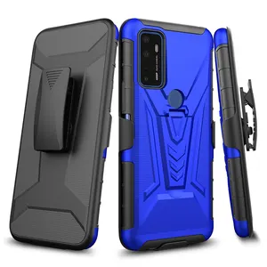 For TCL 4X 20XE A3 A509DL A3X A600DL Cricket Dream5G Icon3 Debut Ovation2 Vision3 Shockproof Phone Cases With Holster Belt Clip