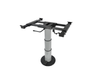 Cadre de table pour camping-car avec pied de table rotatif Pièces de camping-car Accessoires pour caravane et remorque